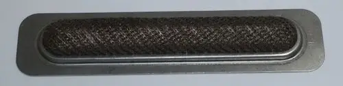 Brenner aus Aluminium mit metallener Halterung, geeignet für Heizsysteme von Daikin, erkennbar durch die geflochtene Struktur des Kerns.